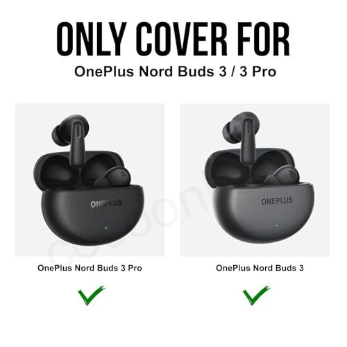 Image of Silicone Case Cover Compatible for OnePlus Nord Buds 3 | 3 Pro (Shiba, Lanyard)