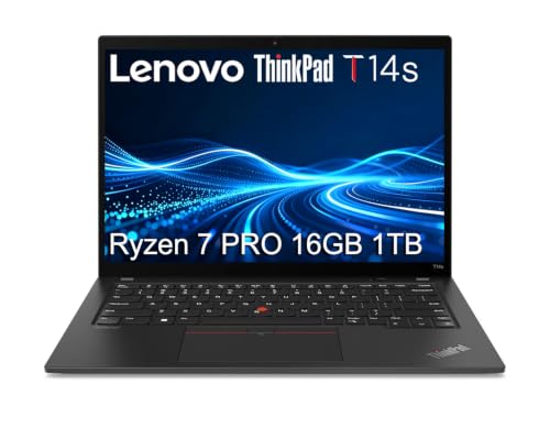Image of Lenovo ThinkPad T14s Gen 4 Business Laptop (14 inch FHD+ Anti-Glare, Intel 14-Core i7-1370P vPro, 32GB DDR5 RAM, 2TB SSD), 2x Thunderbolt 4, Fingerprint, Backlit, 5MP RGB IR Webcam, Win 11 Pro w / Copilot