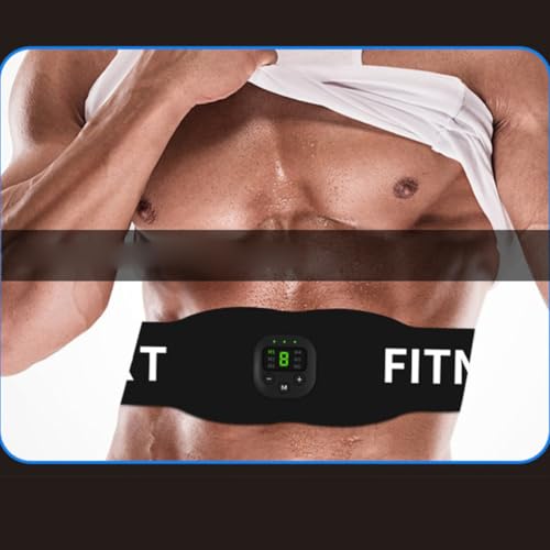 Cinturón de ejercicio abdominal USB recargable unisex de material duradero 3