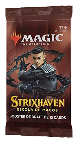 Magic: The Gathering | Pacote Strixhaven: Escola de Magos | Draft Booster Unitário| Português BR