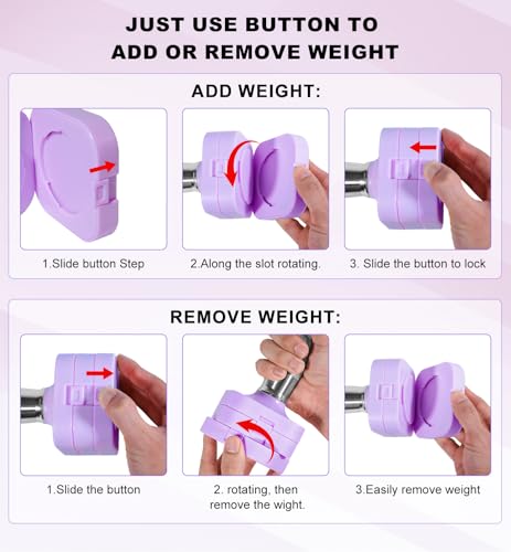 Image of 15LB 20LB 30LB 40LB 50LB Adjustable Dumbbell Set Free Weights Dumbbells Set for Women Men Hand Weights Sets Adjust Dumbbell Weight Sets for Home Gym Exercise Workout Strength Training Equipments
