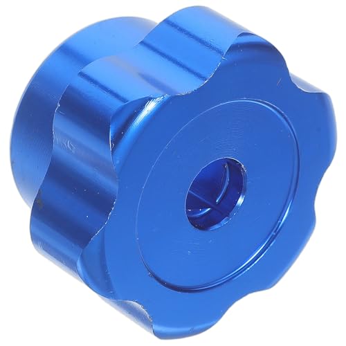 RUNROTOO Manija de Válvula de Aleación de Aluminio Azul Resistencia Oxidación y Mecanizado de Precisión para Sistemas Industriales y Grifos Exteriores