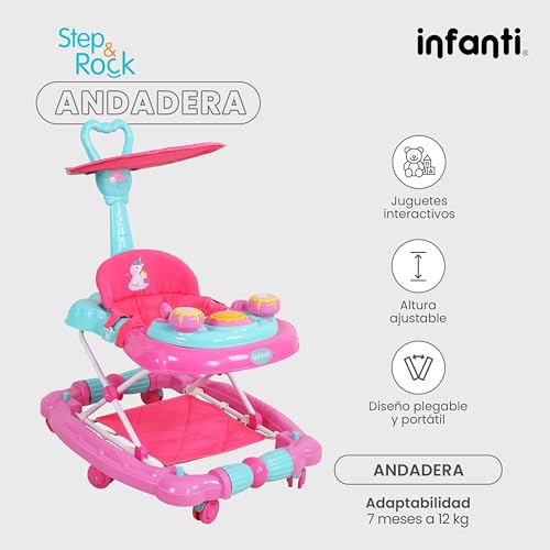 La mejor selección de Andadera infanti rosa - 5 favoritos. 8 Imagen adicional