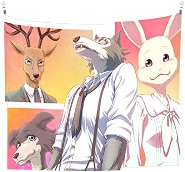 Amazon Co Jp Beastars ビースターズ タペストリー アニメ リビングルーム ベッドルーム 寮の装飾 パーソナルギフト150 130cm ホーム キッチン