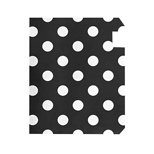 Home Garden Polka Dot Black Pattern Magnetic Mailbox Cover Standard #TOP2