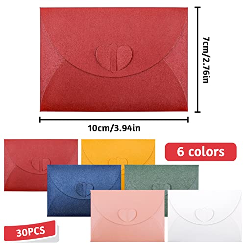 30 Pezzi Mini Buste in Carta, Mini Busta con