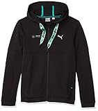 PUMA Herren Mercedes Amg Petronas Sweat Hoodie Kapuzen-Sweatshirt, Black, Small