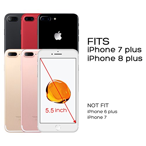 Custodia iPhone 7 Plus,ULAK iPhone 8 Plus Cover