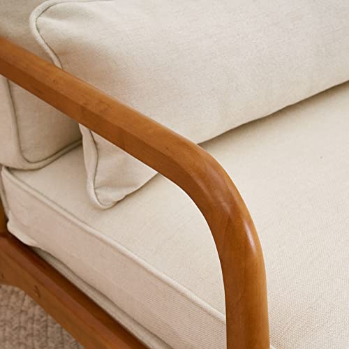 Sillón Lounge Plegable Beige miniatura 6