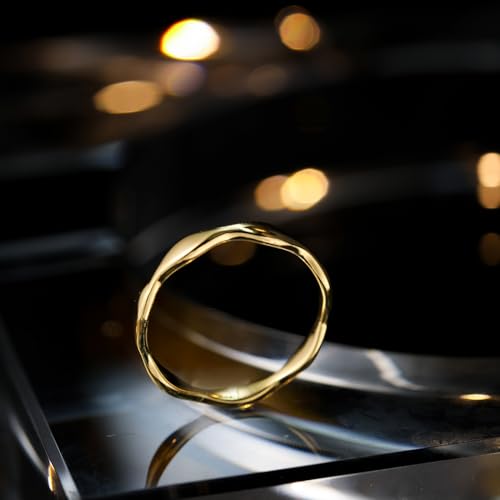 FLORA ANEL FOLHEADO A OURO 18K ONDULADO (DOURADO, 16)