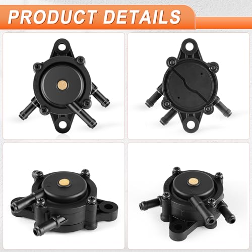 image for JUSTTOP Fuel Pump with Filter & Oil Hose, Compatible with Kohler 17HP-
