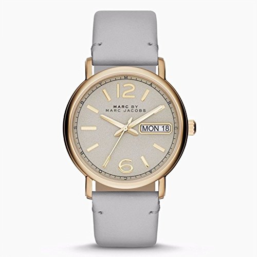 �y�}�[�N�o�C�}�[�N�W�F�C�R�u�X�z Marc by Marc Jacobs MBM8654 FERGUS Gray Leather WATCH �y���s�A���i.