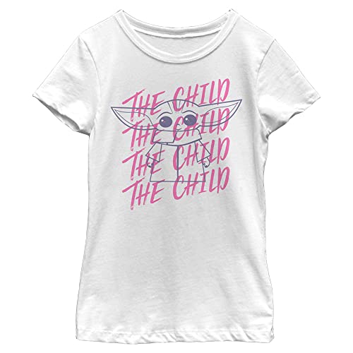 T-shirt Star Wars Enfant Grogu Sketch Fille idéal pour la rentrée scolaire