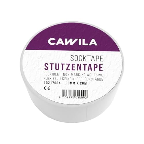 Cawila ACADEMY Stutzentape 3,0cmx20m Weiss, One Size Ohne Geschlecht