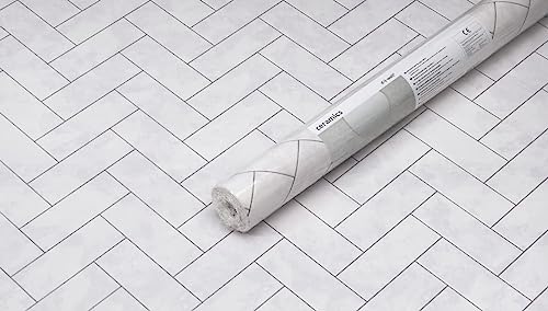 Revêtement mural 3D vinyle imperméable chevron d-c-fix 67,5x400cm - 6