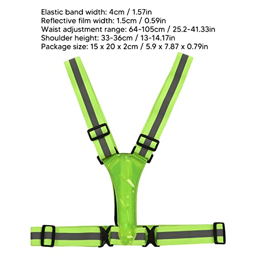 Colete reflexivo de corrida noturna, roupa elástica de colete reflexivo impermeável confortável perc