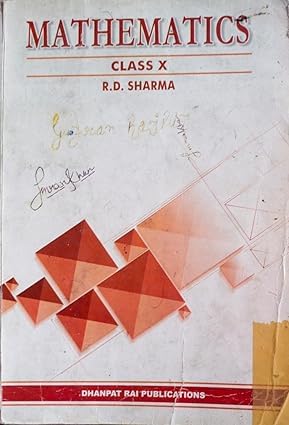 Amazon.in: Buy Mathematics Class 10 RD Sharma (Second Hand & Used Book ...