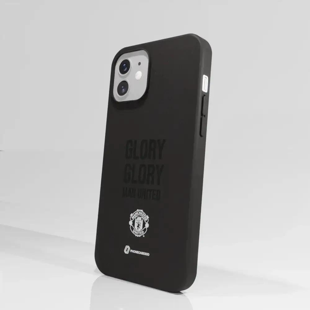 Coque pour téléphone Compatible avec iPhone 12 Officiel Manchester United FC