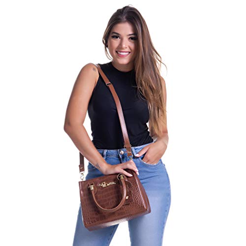 Bolsa Alice Monteiro MINI TOTE – Kit Carteira - Marrom