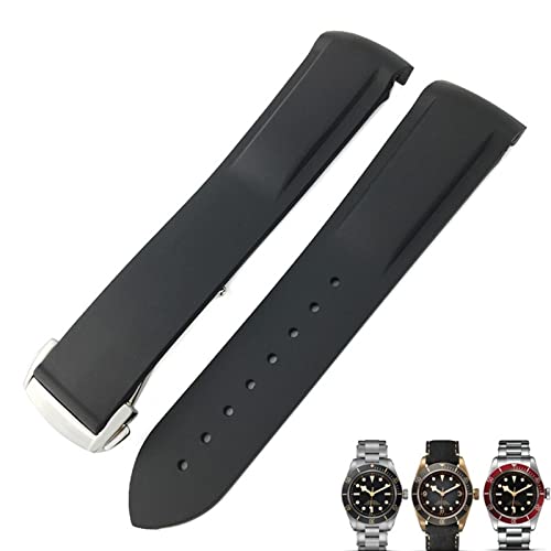 Bracelet Tudor Black Bay en caoutchouc pour remplacer l'acier