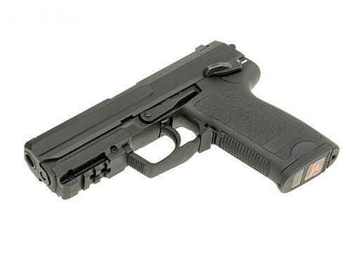 CYMA cm.125 AEP Softair Pistole elektrisch Vollmetall, unter 0,5 Joule, 6 mm BB, verstellbares Hop-Up, Semi und Vollautomatik, Airsoft inkl. Akku & Ladegerät