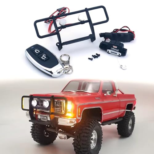 Focos RC para Traxxas TRX4-M K10 parachoques delantero 1/18 y accesorios 2