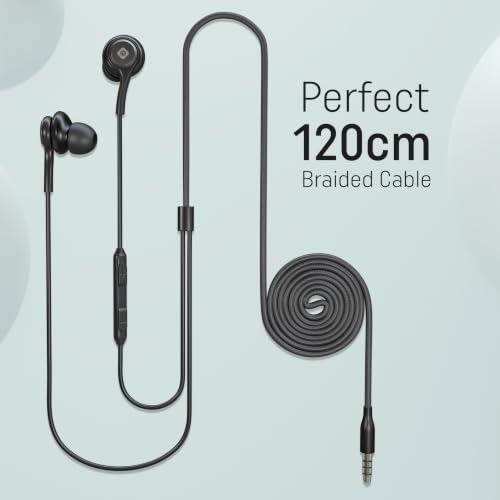 Image of MAKPOWER 3.5mm Wired in Ear Earphones, in-Line Mic, Deep Bass, 1.2M Strong and Long Lasting Brided Cable, Light Weight, Compatible with Mobile | Tablet | Laptop