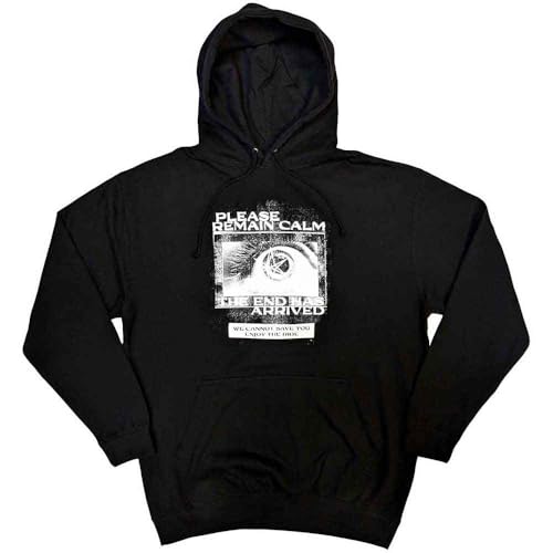 Rock Off officially licensed products Bring Me The Horizon Remain Calm FP Official Unisex Hoodie Hooded Top (Medium) Black