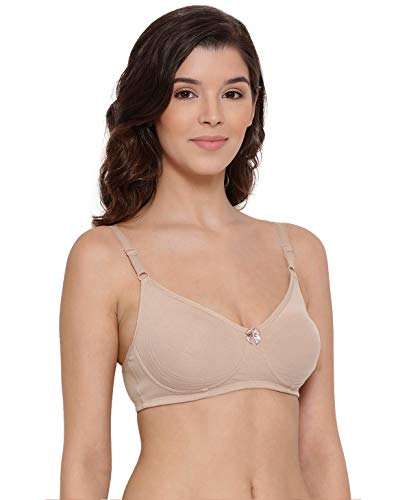 Image of Lyra Women's Moulded Encircled Bra(513) Pack of 2 White & Black,30B