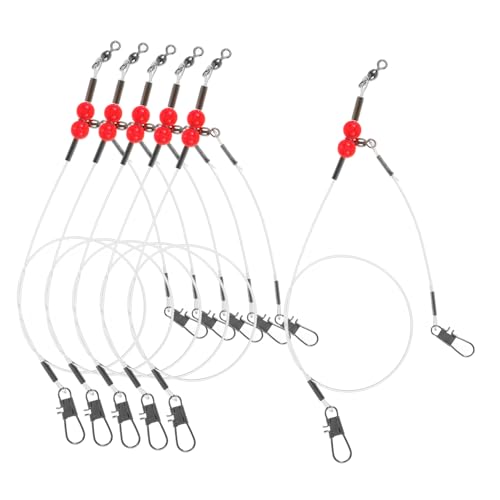 Líder de pesca con acero inoxidable y nylon miniatura 1