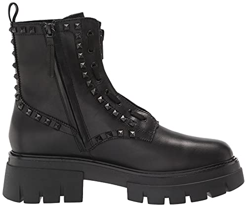 Ash Women's Lynch Studs Ankle Boot, Black, 8 #TOP5