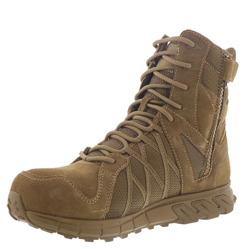 Reebok Reebok Work Trailgrip Tactical 8" Side Zip Men's Boot, 13 2E US, Coyote
