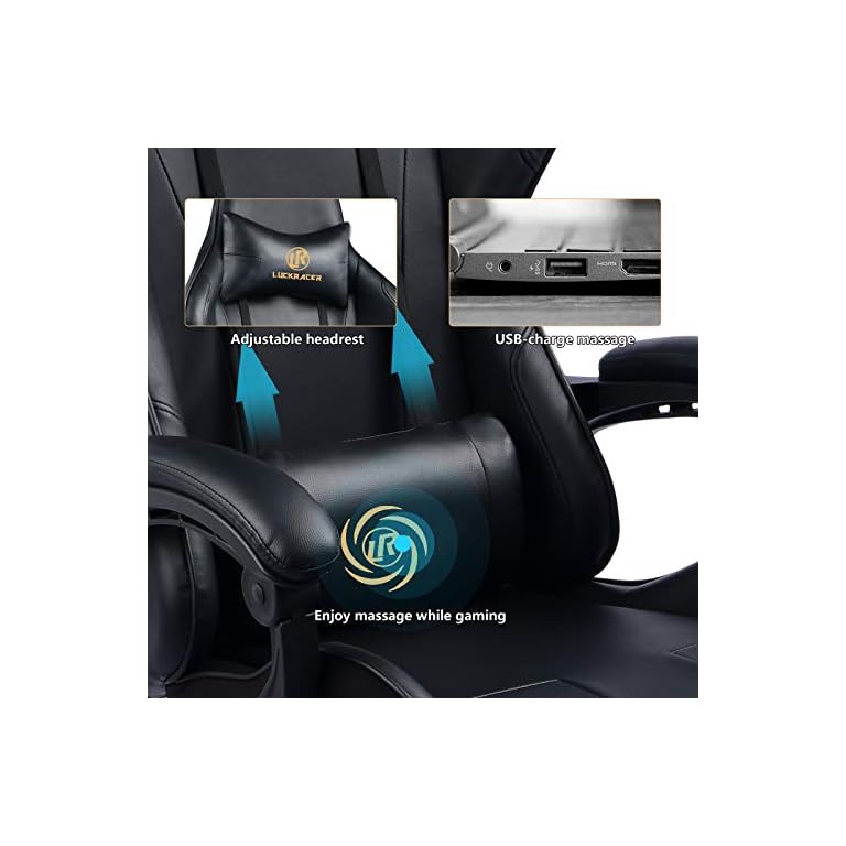 LUCKRACER Gaming Chair Massage Buy Online UK