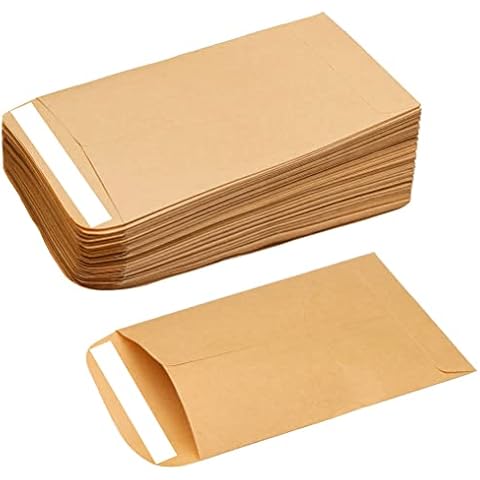 kuou 120 Pcs Self-Adhesive Seed Envelopes Cover