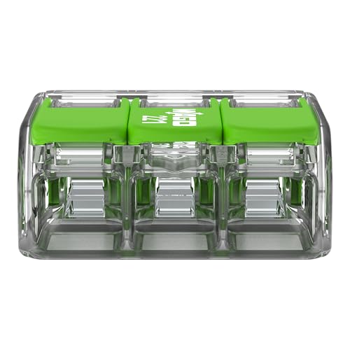 Borne de connexion 3 conducteurs WAGO 221-623 Green Range 6mm²