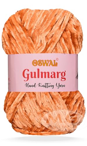 Image of M.G Chunky Velvet Yarn, Gulmarg 100 GMS - Best Used with Knitting and Crochet Needles - Wool Yarn for Knitting - J Art-BABI
