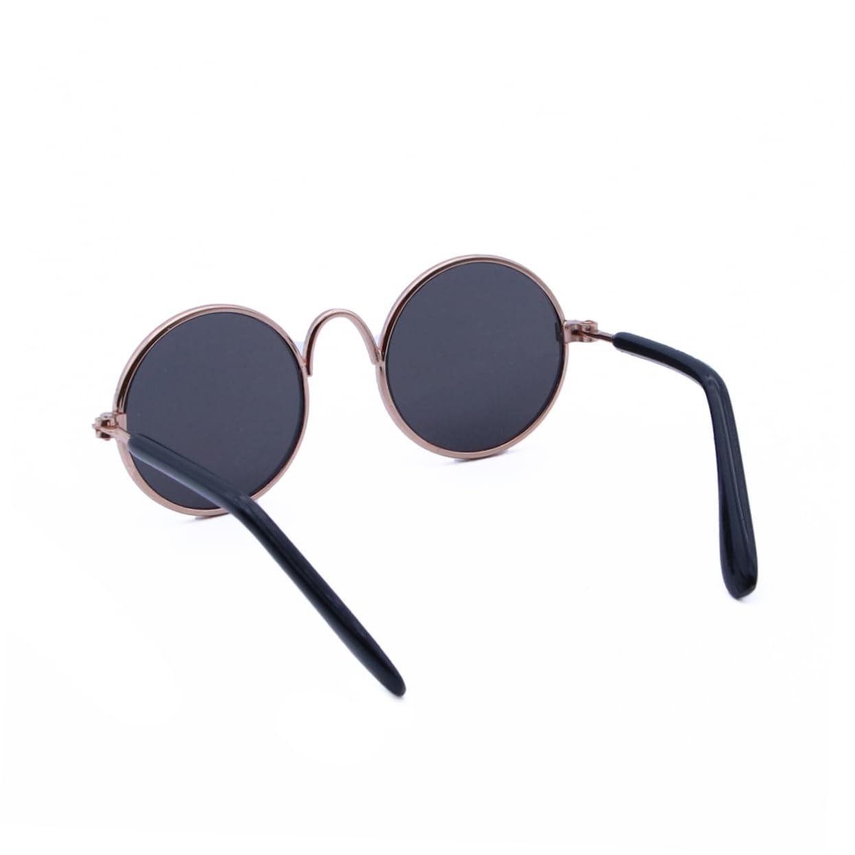 HANABASS Pet Glasses for Small Dogs Cats Dog Shades Sunglasses Metal Frame Uv Protection