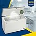 METRO Professional Gefriertruhe GHF2700S, 700 L, 125 W, Tiefkühltruhe, 3 Ablagekörbe, Türschloss, Temperaturalarm, Rollen, Weiß