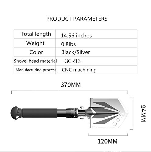 Mempa Multi-Purpose Folding Shovel Ultimate Survival Tool - Thumbnail 4