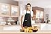 DUSKCOVE 12 Pack Plain Bib Aprons with 2 Pockets - Black Unisex Commercial Apron Bulk for Kitchen Cooking Restaurant BBQ Painting Crafting