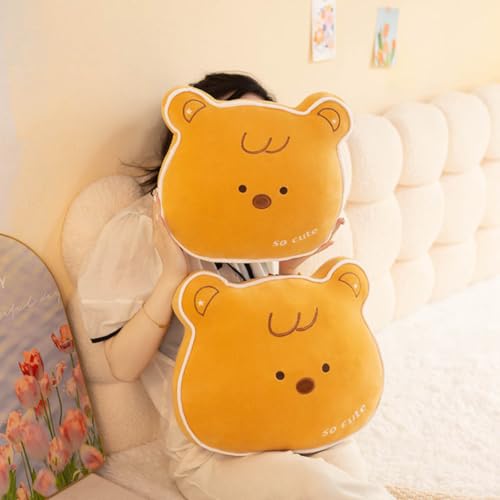 Image of Charming Pink Stuffed Pillow, Cozy Lounging Accessory for Kids, Decorative Room Plushie for Teens