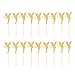 Tinksky 20pcs Cake Inserted Card Angel Fairy Cake Topper Glitter Paper Pick Party Favor Wedding Birthday Cake Decor