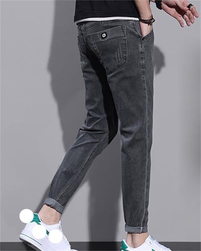 Mens Casual Jeans Slim Fit Skinny Denim Stretch Tapered Fashion Jean Pants4