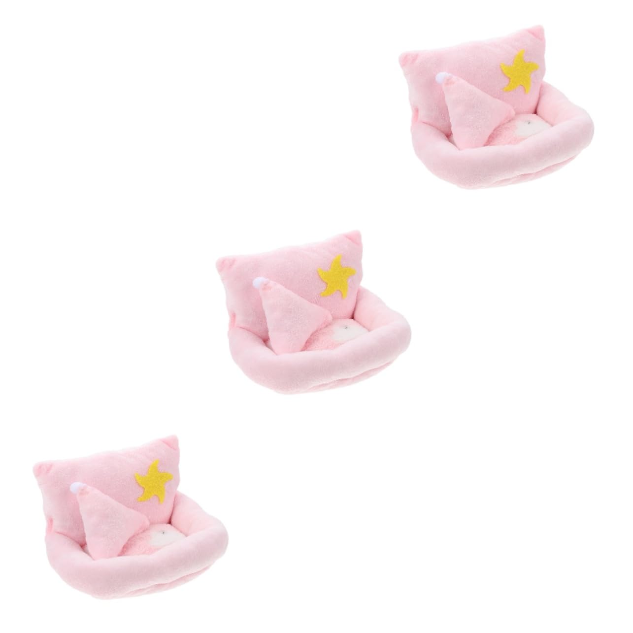 BESPORTBLE 3stücke Kuschelnest Für Kleine Haustiere Warmes Plüschbett Für Hamster Zwerghamster Und Meerschweinchen Für Winter Gemütlicher Rückzugsort