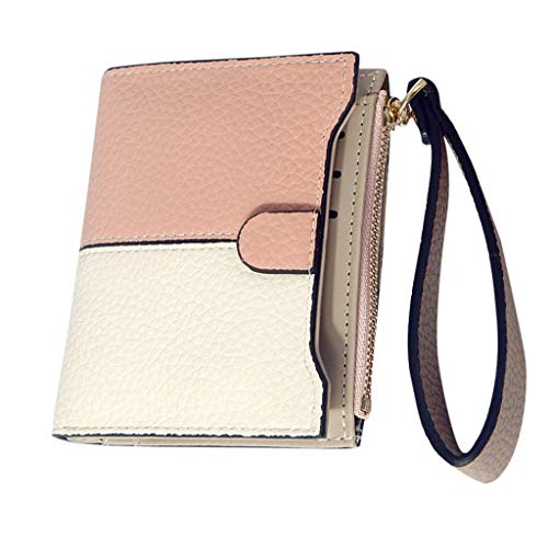 Preisvergleich Produktbild Bfmyxgs Stilvolle Handtasche für Frauen Mädchen Kurze Geldbörse Brieftasche Clutch Damen Geldbörsen Kartenhalter Brieftasche Taschen Münze Geldbörse Handtasche Handytasche Clutch Bag