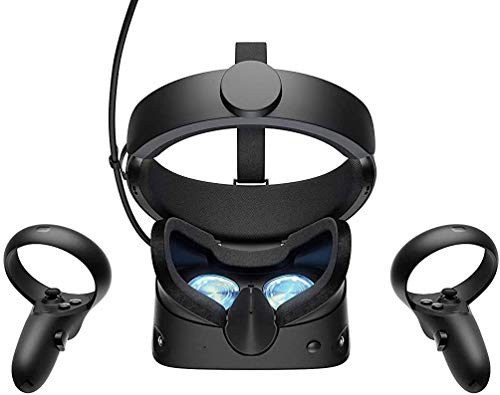 Oculus - Rift S PC-betriebenes VR-Gaming-Headset – Zwei Touch-Controller, 3D-Positions-Audio, Einsichts-Tracking, verstellbares Halo-Kopfband-Set mit zwei Reinigungstüchern - Image 5