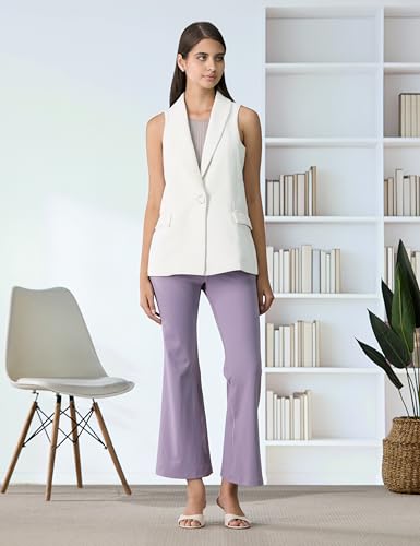 Image of BlissClub Ultimate Flare Pants Lite Regular for Women Upto 5'4 ft