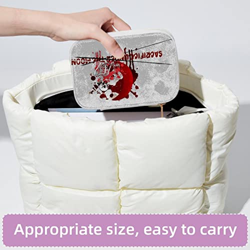 Boîte à bijoux de voyage gothique double couche pour filles - 5