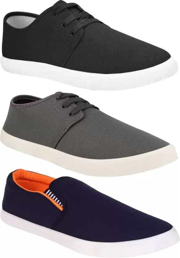 BRUTON Lightweight Combo Pack of 3 Trendy Sneakers for Men (B0BXDDFS8W) Amazon Price History, Amazon Price Tracker