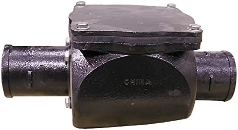 Jones Stephens B01004 4 No-Hub BACKWATER Valve - Black